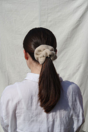 Felted Wool Scrunchie